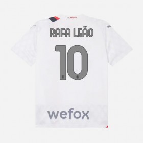 Jalkapallo Pelipaidat/Peliasut AC Milan Rafael Leao 10 Lasten Vieraspelipaita 2023-24